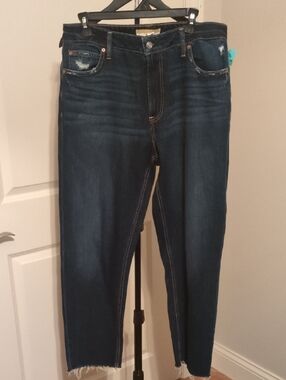 Dark Blue High-Rise Women's Jeans